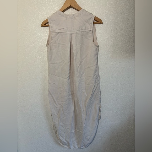 Cloth & Stone Linen Blend Off White Dress Size XS | casual | minimal | classic - Picture 5 of 10